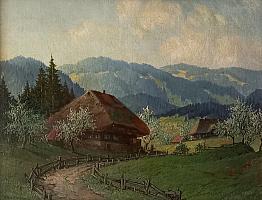 Hauptmann_Im_Kleinen_Wiesental_1930_OelKarton_32x41cm