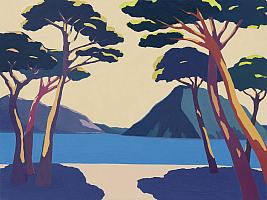 Scheffel_Pinien,Lugano_2024_OelLw_90x120cm