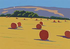 Scheffel_Strohrollen_bei_Weimar_2024_OelLw_50x70cm
